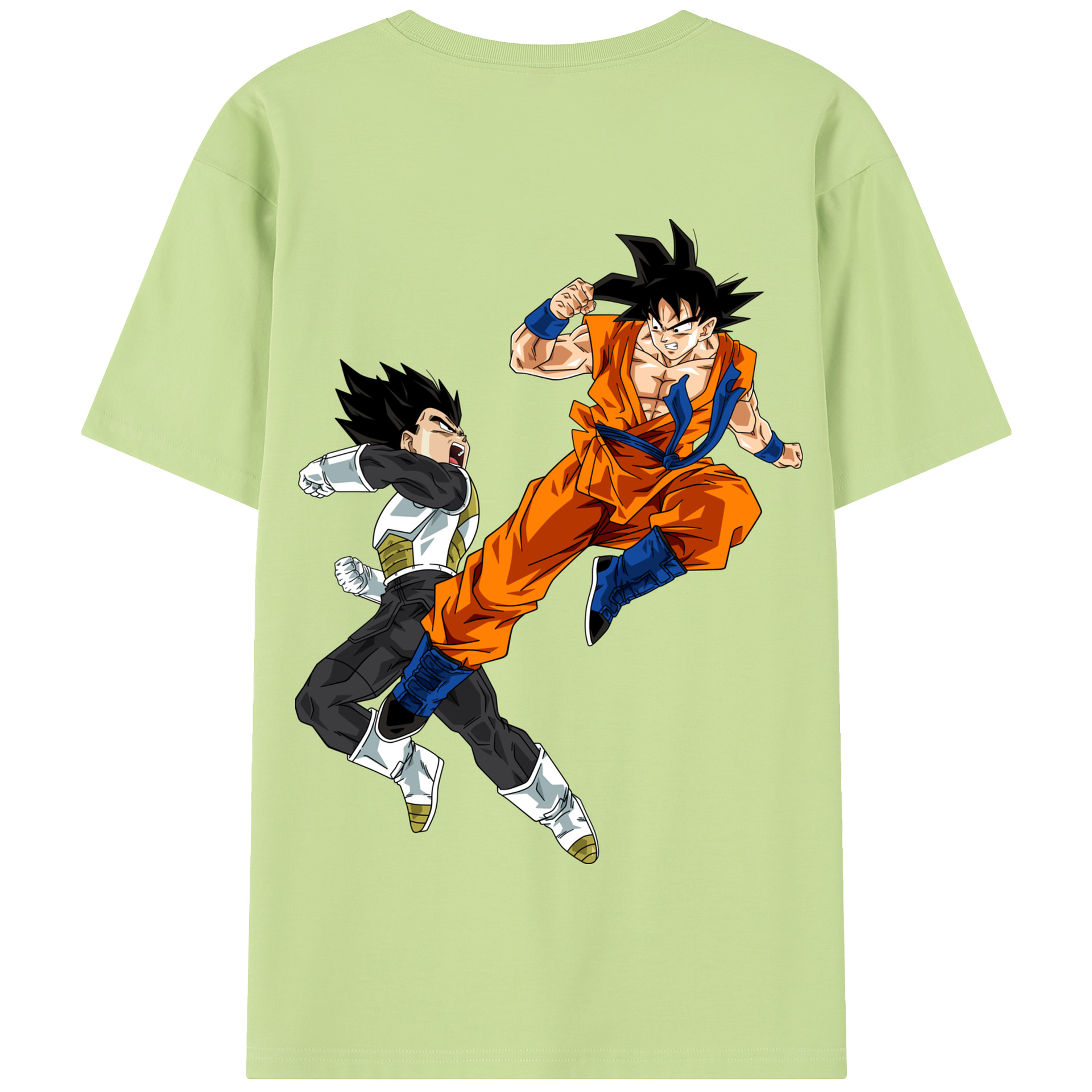 （画像用） ドラゴンボール 孫悟空（そん ごくう）Son Goku カカロット DRAGON BALL Kakarotto 綿100％半袖Tシャツ（背面プリント）